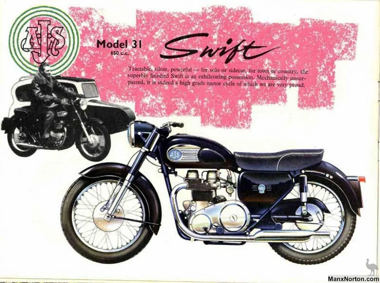 1962 AJS Model 31 650 Swift