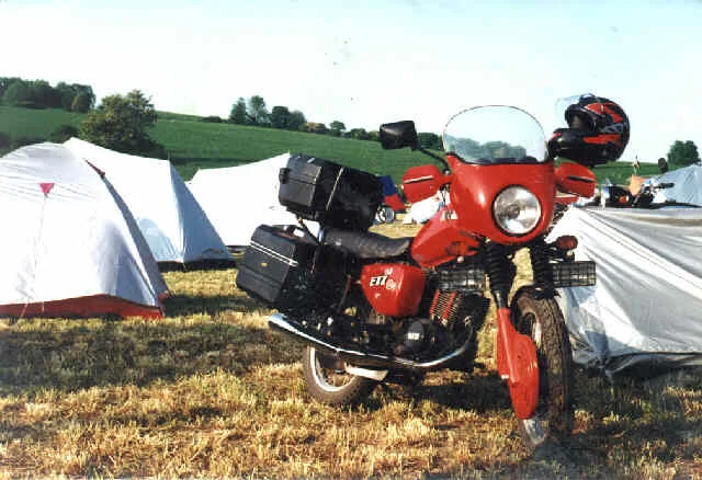 1990 MuZ ETZ 251 (with sidecar)