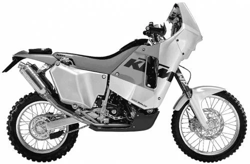 2003 KTM 660 LC4 Rally Factory Replica