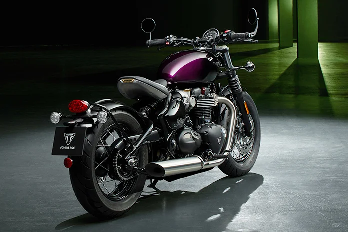 2024 Triumph Bonneville Bobber Purple Stealth Edition