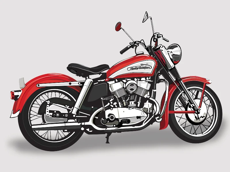 1955 Harley-Davidson Model KH