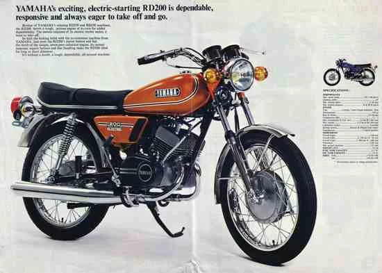 1975 Yamaha RD 200