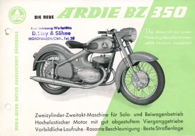 1957 Ardie BZ 350 D