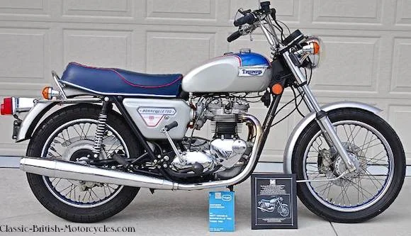 1977 Triumph T140 V Bonneville SIlver Jubilee