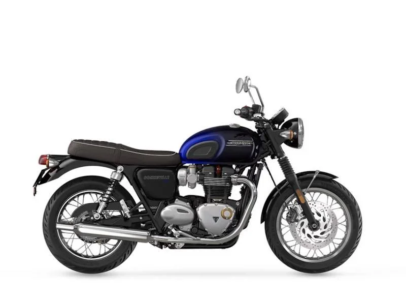 2024 Triumph Bonneville T120 Blue Stealth Edition