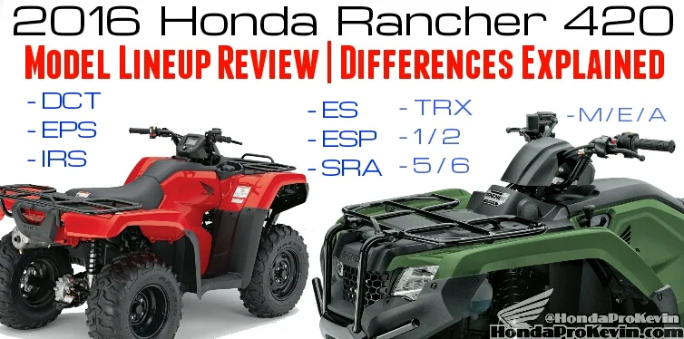 2016 Honda TRX420FM1
