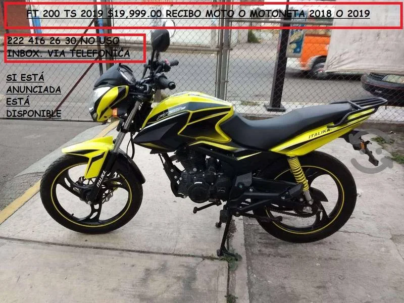 2020 Italika FT200 TS