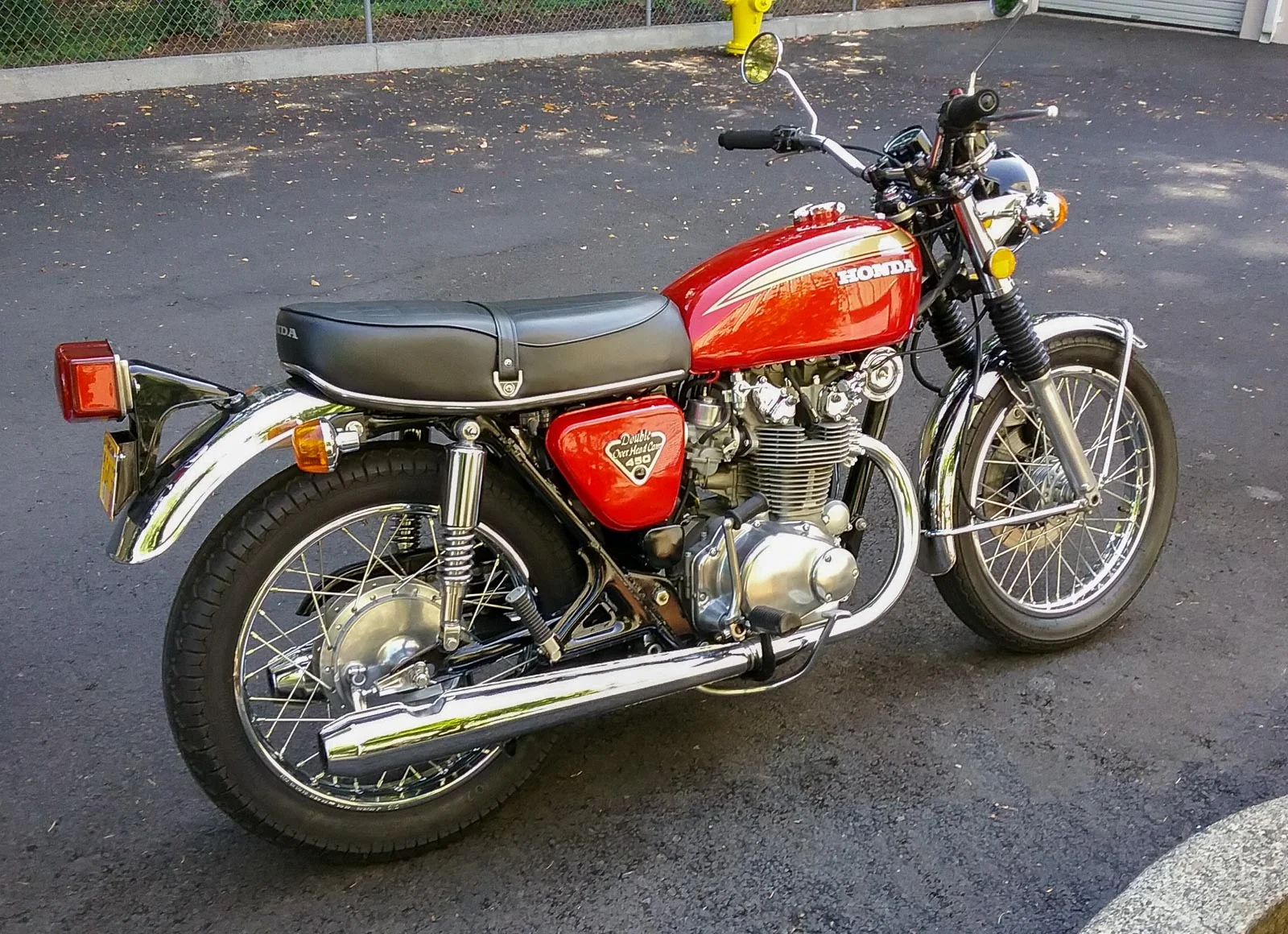 1972 Honda CB 450 disc