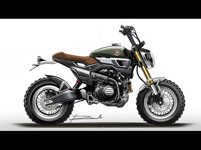 2016 Honda Grom 50 Scrambler Concept-Two