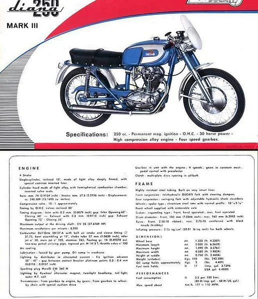 1962 Ducati Diana Mark 3